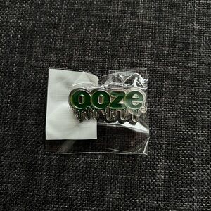 NWT Ooze Silver and Green Enamel 2” Pin